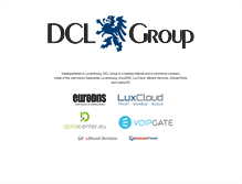Tablet Screenshot of dclgroup.eu